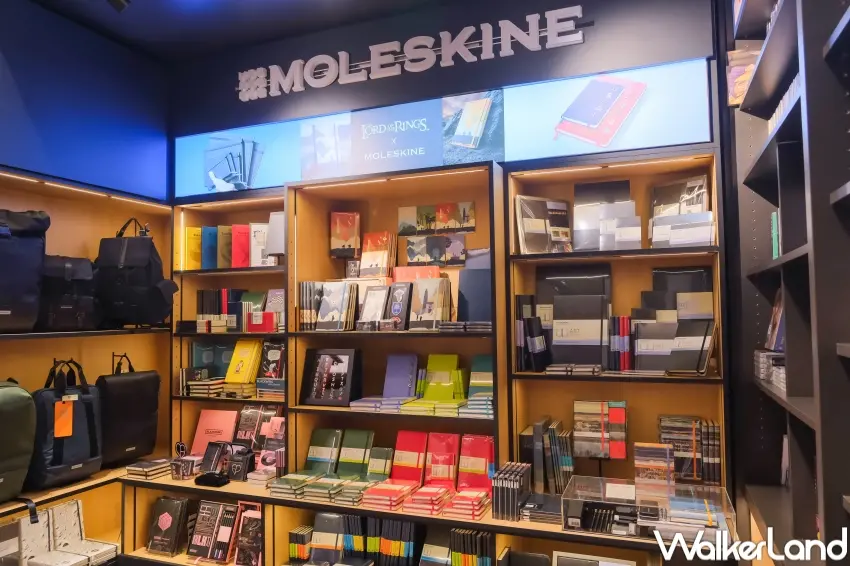 ▲MOLESKINE期間限定品牌專區進駐博客來旗艦書店,超過200款手帳、筆記本與創作用品現貨開賣。(攝影:張人尹)