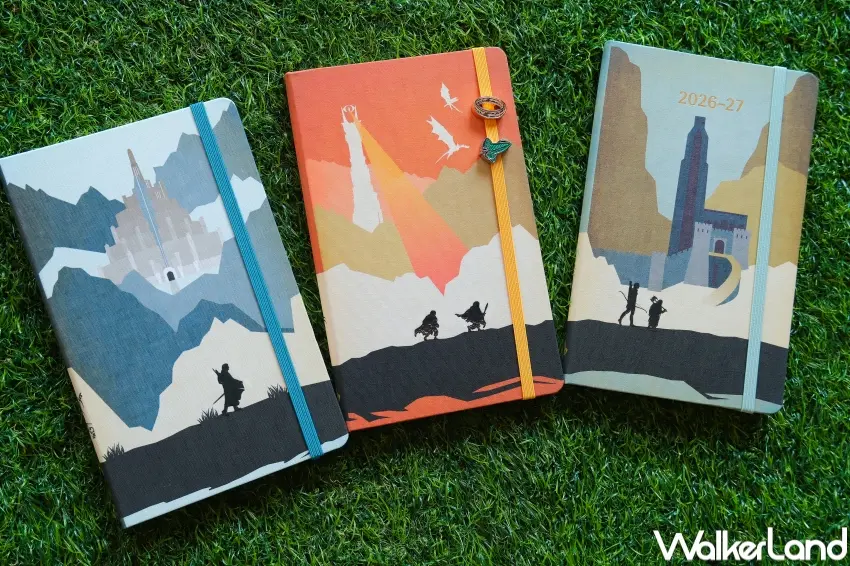 ▲MOLESKINE x 魔戒聯名系列首度於全台實體通路亮相,多款限量手帳與筆記本同步登場。(攝影:張人尹)
