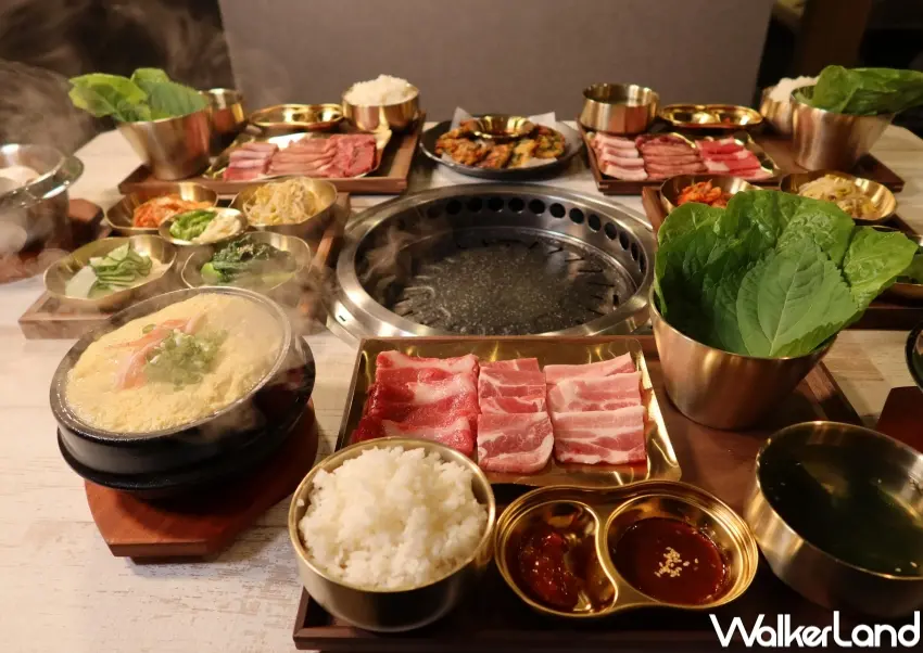 ▲台中廣三SOGO開幕的「焼肉・韓食 永桂」,提供個人燒肉組合與韓式豆腐鍋套餐。圖片來源:永桂粉絲團