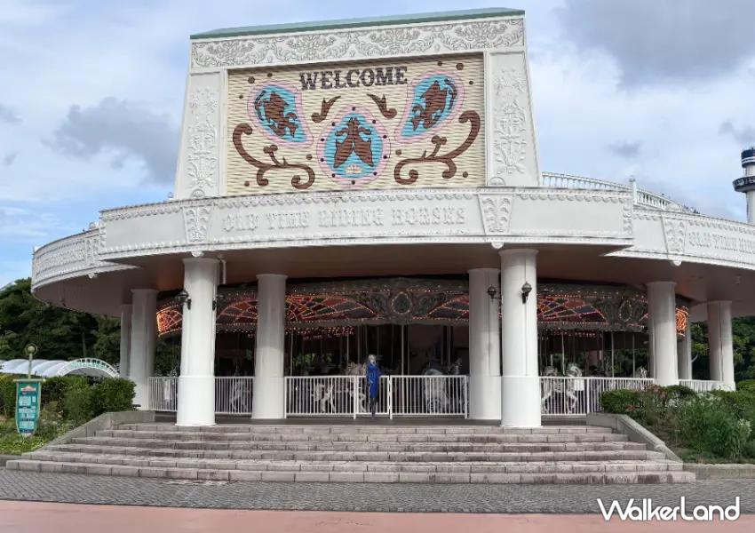 ▲八景島樂園內遊樂設施豐富,可依行程選擇是否購買一日券。入園後就能看見經典旋轉木馬,夢幻外觀讓大小朋友都想排隊體驗。
