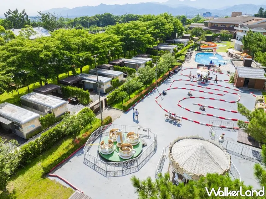 ▲主打一泊四食奢華體驗的天成逸旅-朋趣豪華露營,為本屆親子享樂獎帶來不一樣的野奢選擇。圖/易遊網提供;窩客島編輯李維唐整理