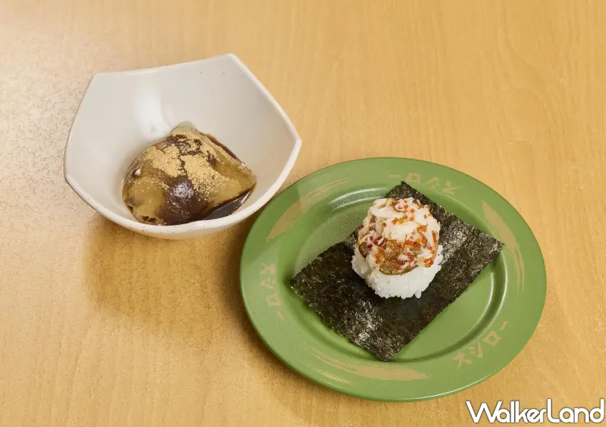 ▲端午節限定這三天,來壽司郎必吃日式「黑糖蜜黃豆粉冰心粽」與奢華海苔包。