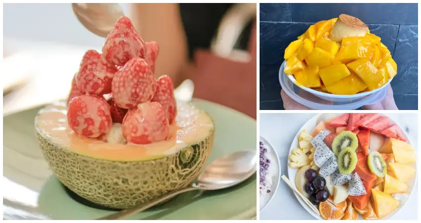 ▲台南水果冰推薦清單!夏天必吃7大台南冰店,整鍋芒果冰、哈密瓜草莓冰排隊也要吃。