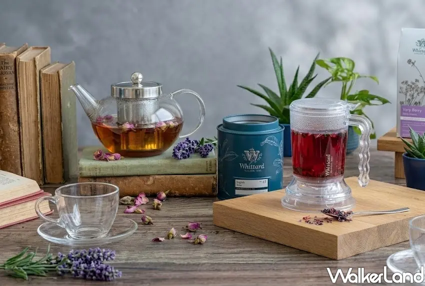 ▲生活美感全面升級的Whittard人氣茶具祭出限時8折，包含查爾斯玻璃泡茶壺與現代感十足的皮姆利科玻璃泡茶壺。