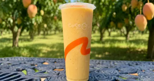 端午節夏至必喝！CoCo芒果冰沙、雪沙椰椰咖啡49元開喝，一日限定CoCo買一送一必喝。