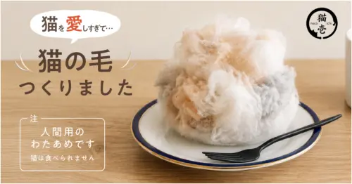 貓奴集體瘋狂！貓壹橫濱店限定推出超擬真貓毛棉花糖：混入跳跳糖的奇妙空氣感食感。