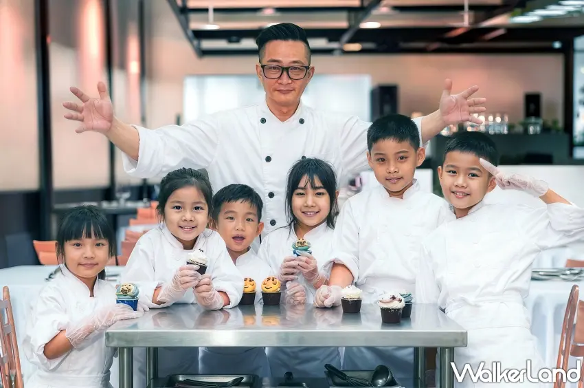 ▲迎接暑假親子旅遊旺季，魯魯札札親子館推出「小小廚師 Cooking Class」，將由行政主廚陳志傑親自教學。圖／日月潭力麗溫德姆溫泉酒店提供；窩客島整理