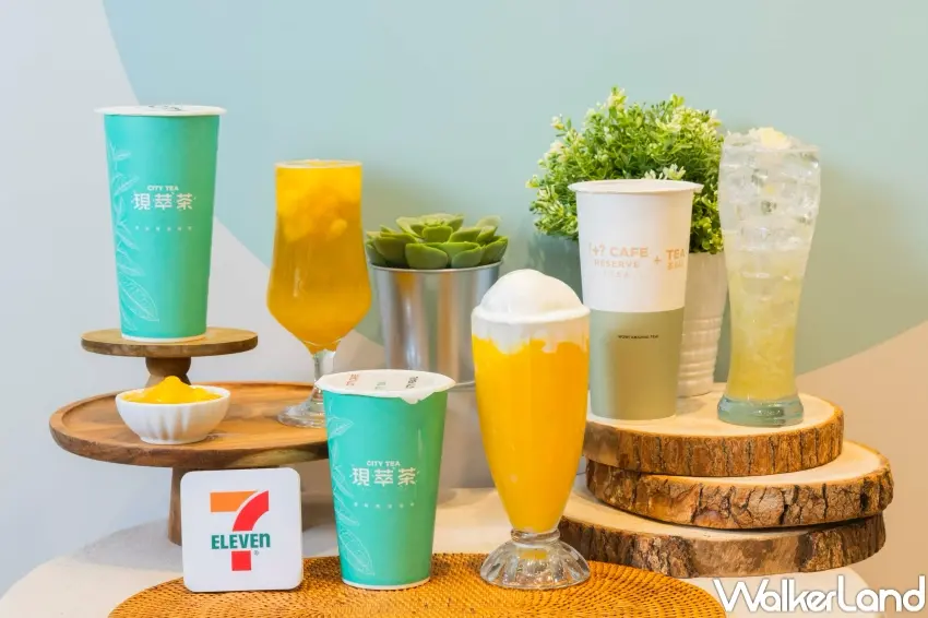 ▲7-ELEVEN迎接夏至推出3款芒果系飲品,結合果茶、冰沙與氣泡飲特色,打造夏季消暑新選擇。
