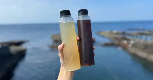 北海岸一日遊必訪！不一樣石花凍 貢寮海景第一排，銅板價開吃、黑糖檸檬超清爽。