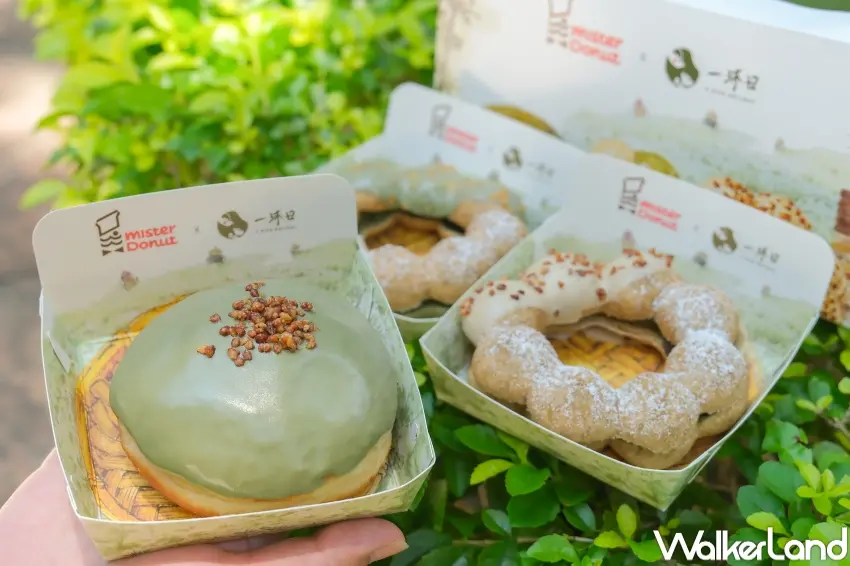 ▲Mister Donut一沐日聯名系列將於2026/6/23上市，並推出買5送1與買6送2限時優惠活動。（攝影：張人尹）