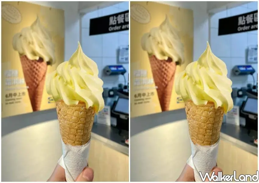 ▲超親民榴槤風味霜淇淋只要20元。滑順冰涼霜淇淋散發獨特香氣,炎熱酷暑徹底大飽口福。
