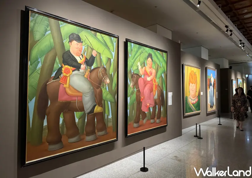 ▲中正紀念堂新展覽!《滾潤的魔法 波特羅特展》即日起至10/11展出,圓滾滾公主 橘貓等。(攝影:鄭亦庭)