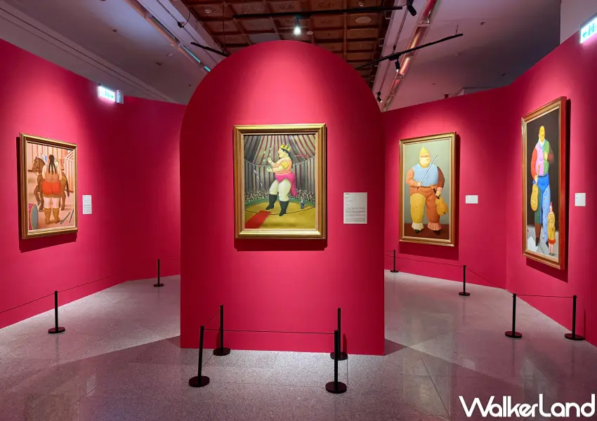 ▲波特羅特展首次來台!中正紀念堂展出油畫、素描、水彩到雕塑等波特羅作品。(攝影:鄭亦庭)