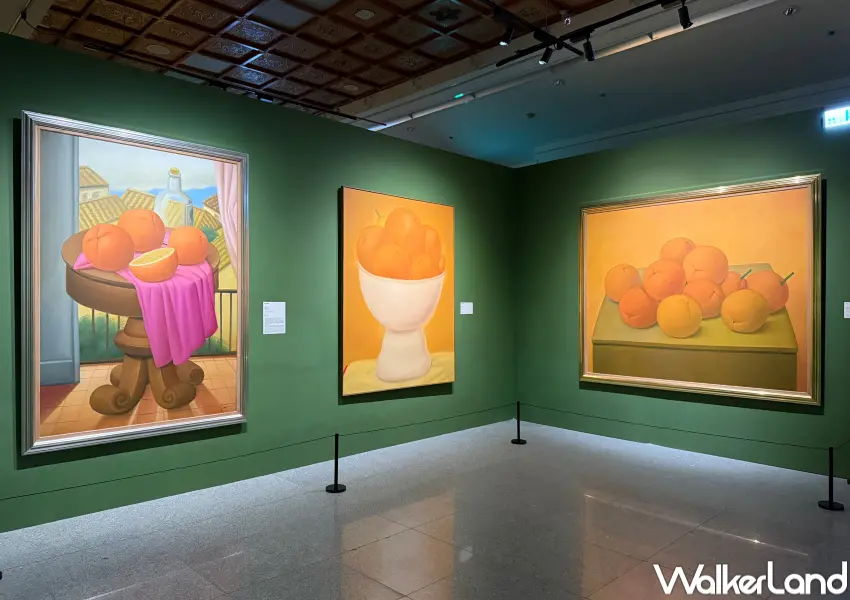 ▲中正紀念堂波特羅特展!8大主題展區圓滾滾靜物、橘子必拍。(攝影:鄭亦庭)