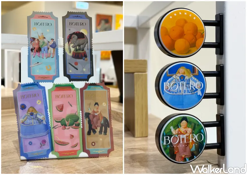 ▲中正紀念堂波特羅展覽周邊推薦!波特羅書籤、波特羅燈箱。(攝影:鄭亦庭)