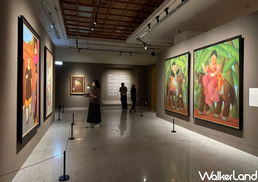 ▲中正紀念堂新展覽!《滾潤的魔法 波特羅特展》即日起至10/11展出,圓滾滾公主 橘貓等。(攝影:鄭亦庭)