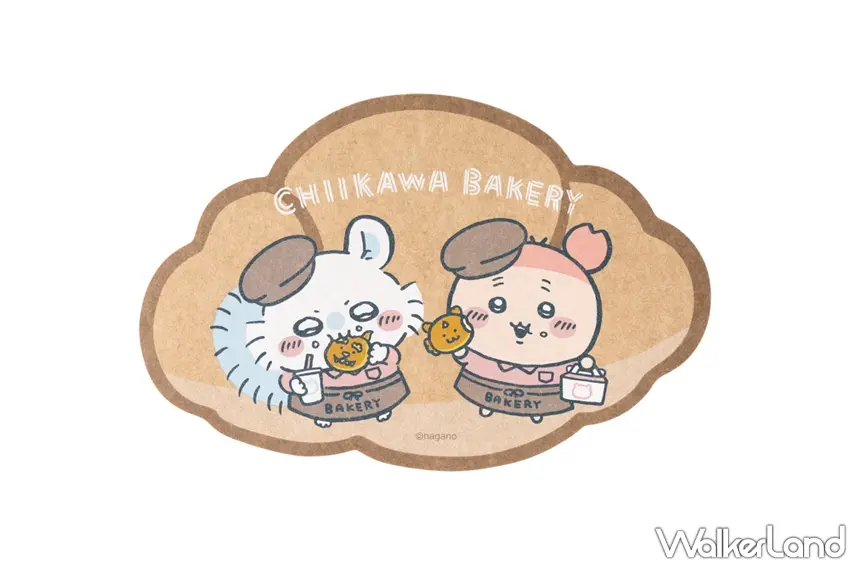 ▲工藝材質的放大版貼紙質感滿分,描繪飛鼠與古本屋一邊大口吃麵包一邊暢飲的歡樂烘焙坊日常。圖/吉伊卡哇麵包店提供;窩客島編輯李維唐整理