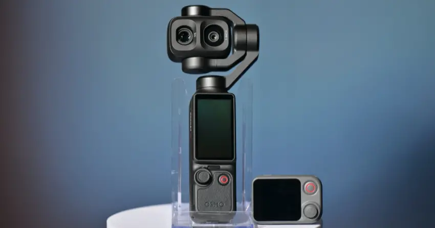 帶小廢包也能輕鬆裝！DJI Osmo Pocket 4P雙鏡頭、12倍變焦、電影級規格隨便拍都美。