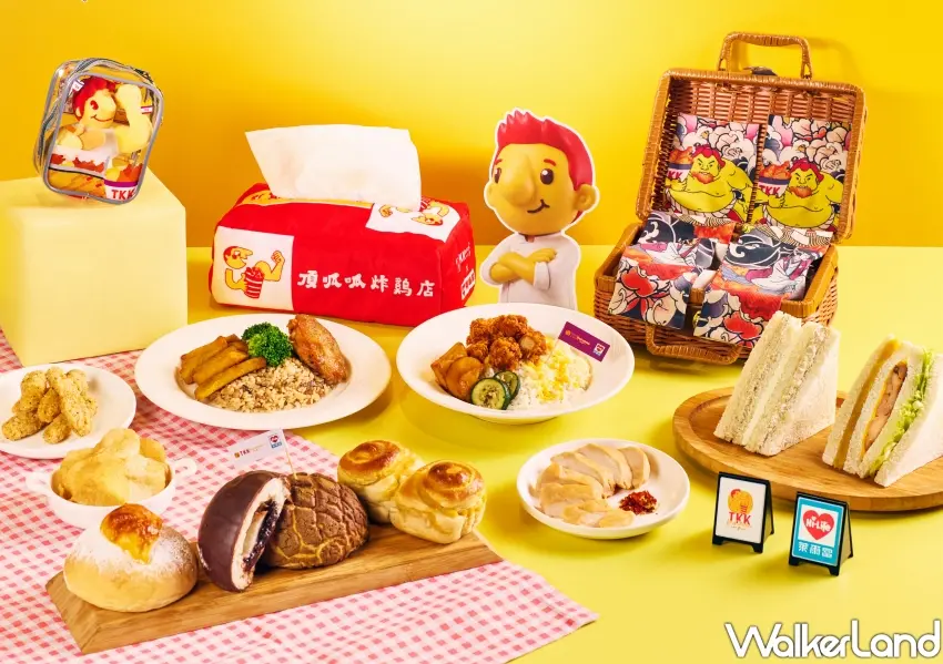 ▲全台萊爾富聯名頂呱呱推出10款台味鮮食與限量週邊,包含呱呱包風味炒飯、紅茶雪泥三明治及復古餐盒衛生紙套。