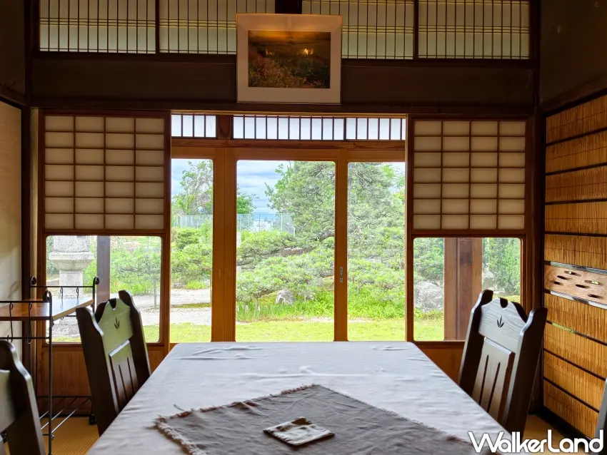 ▲浪乃音直營的料理亭「余花朗」用餐環境。（攝影：楊婷雅）