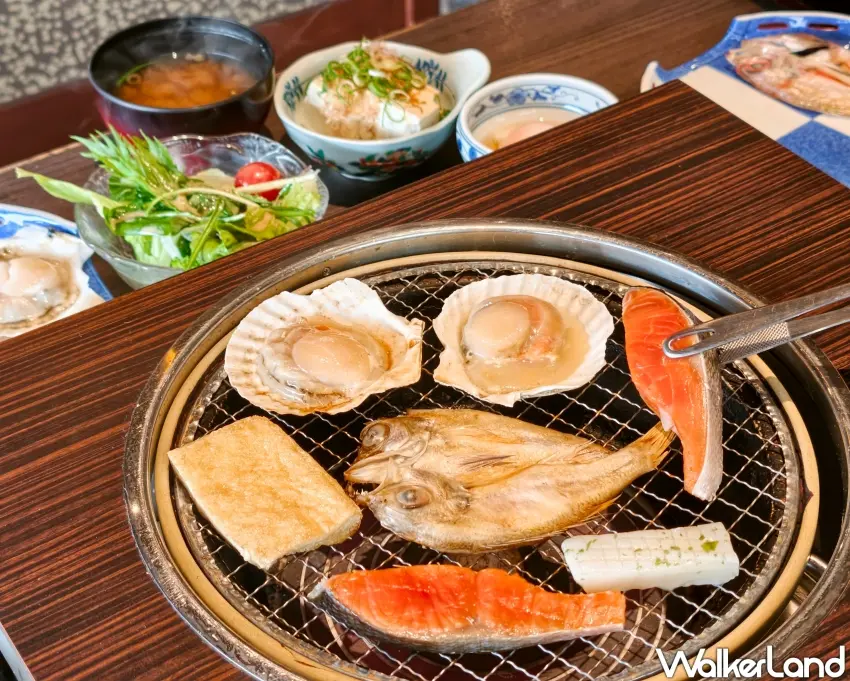 ▲早餐提供精緻的日西式自助餐，還能親手燒烤扇貝、鮭魚等豐富海鮮。（攝影：楊婷雅）