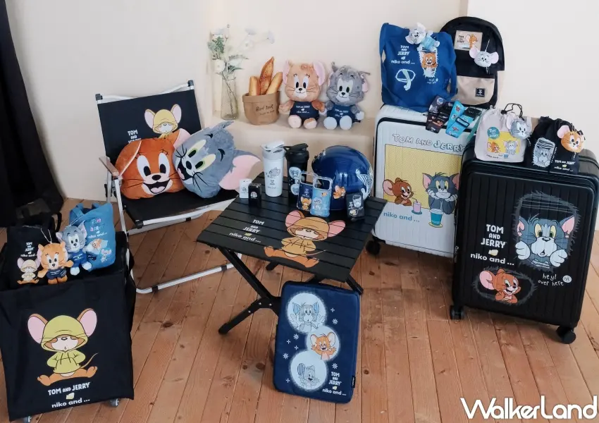 ▲7-ELEVEN攜手niko and ...推出TOM and JERRY丹寧聯名潮玩選物，集結18款限量周邊商品陪伴粉絲過暑假。
