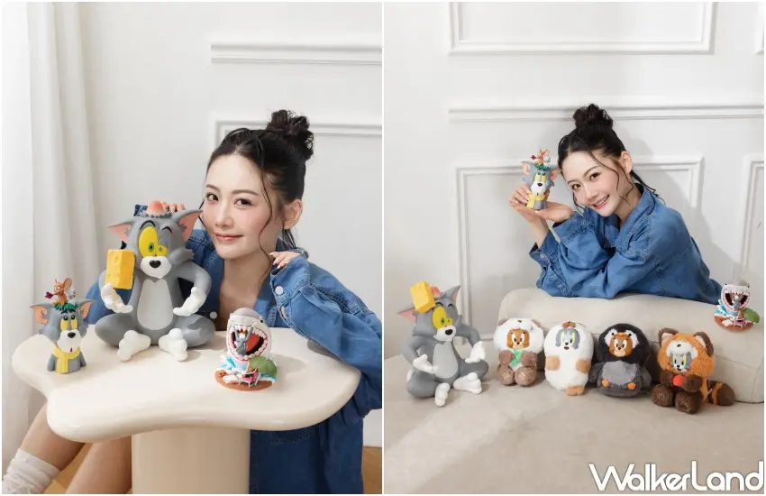 ▲7-ELEVEN同步推出TOM and JERRY公仔與存錢筒系列，將經典動畫場景化為收藏擺飾。
