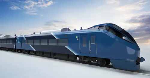 日本要開藍色月亮夜行列車，全新特急「Luna Azul」2027登場。品川睡一覺醒來就到青森，一生一定要搭一次。