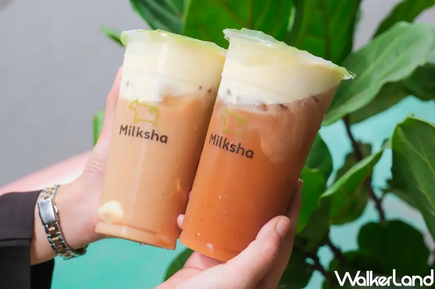 ▲迷客夏配合「香草雲朵季」推出四波優惠活動，包括飲品現折、抽聯名泡芙兌換券、免費加料及20元加購優惠。（攝影：張人尹）