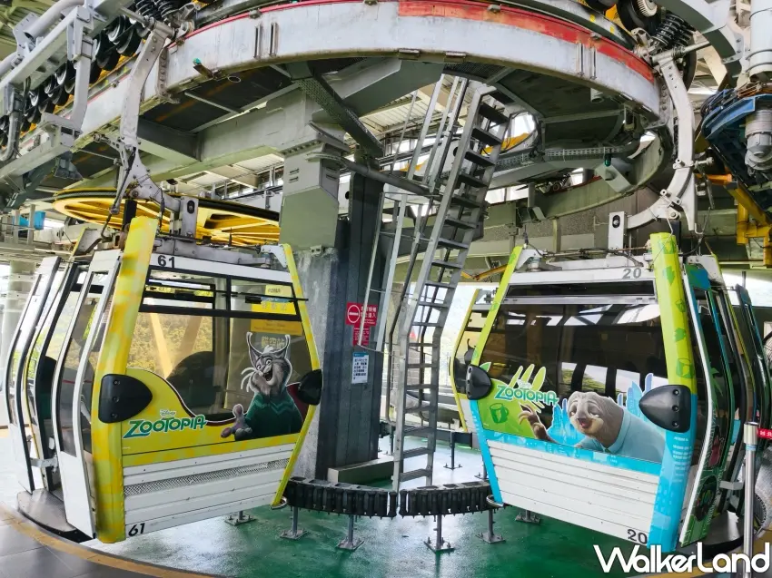 ▲貓空纜車攜手人氣動畫打造期間限定的雙週年聯名慶典，絕對是週末出遊放鬆的玩樂首選。(攝影：鄭雅之)