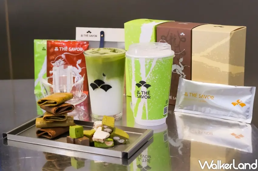 ▲品 PIN THÉ SAVOR從伴手禮、飲品到茶點，讓粉絲用更多元方式認識台灣茶。（攝影：張人尹）