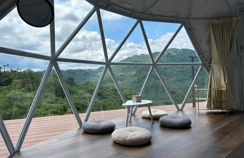 ▲週末想安排露營放空?中華三菱車主可前往「森山谷」等合作營地,輕鬆開啟與家人好友同樂的高質感山林度假之旅。