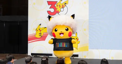 台北變成寶可夢城！寶可夢30週年3大活動接力，中山站寶可夢公園 信義區粉紅皮卡丘。