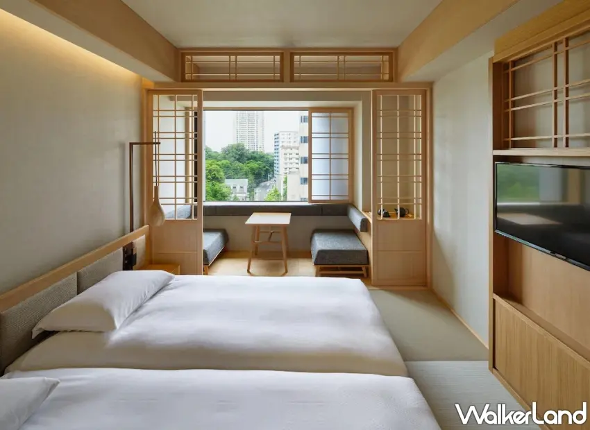 ▲札幌由緣溫泉旅館搭配大量木質元素與簡約設計。圖/札幌由緣溫泉旅館提供;窩客島編輯李維唐整理
