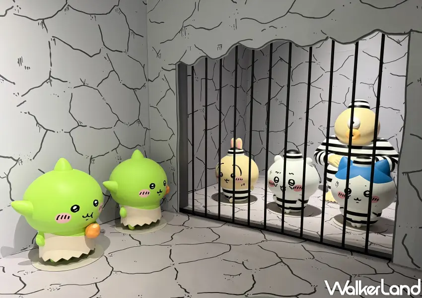 ▲華山吉伊卡哇台北特展展出超過百件吉伊卡哇角色立體公仔、巨型氣偶,名場片打卡點必拍。(攝影:鄭亦庭)