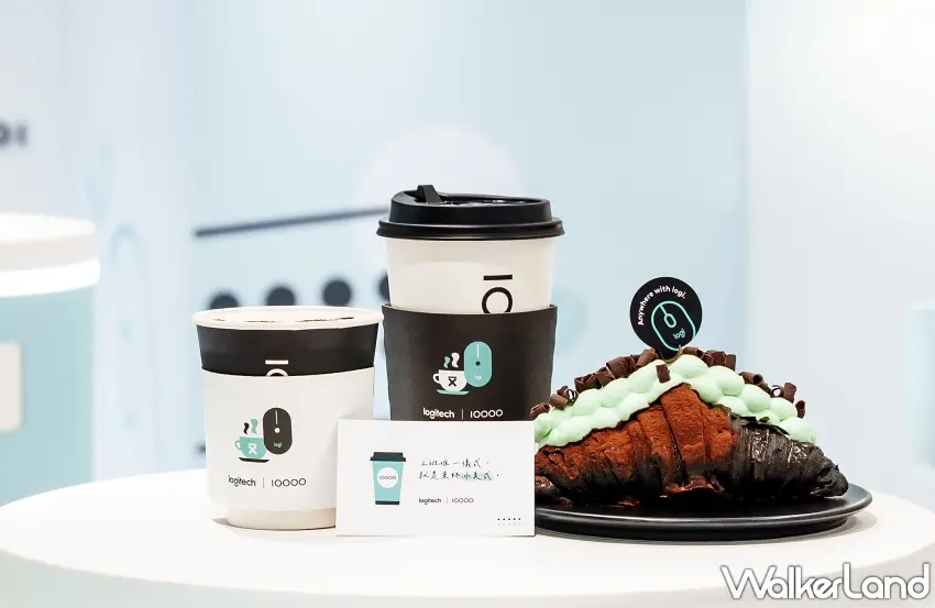▲征服所有吃貨與咖啡控的味蕾。畫面上精緻的焙茶奶霜咖啡將溫潤厚實的焙茶香氣結合細緻奶霜,搭配視覺效果滿分的聯名薄荷巧克力可頌,酥脆外皮與清爽奶油在舌尖完美交織。圖/Ten Thousand Coffee提供;窩客島編輯李維唐整理