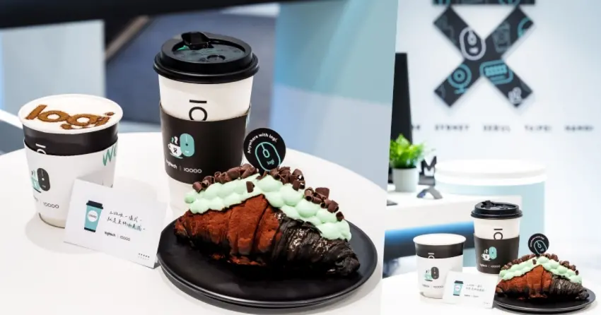 極簡黑配薄荷綠！Ten Thousand Coffee聯名羅技推限量脆皮可頌，打卡再抽首爾雙人旅遊。