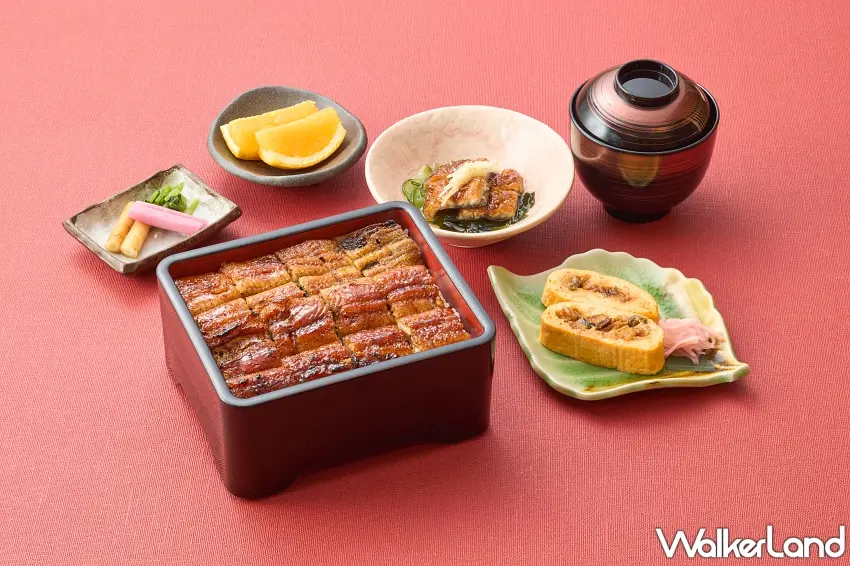 ▲經典的鰻魚重飯，是鰻天富田林店必嚐的美味。圖／うなぎ處鰻天提供；窩客島編輯李維唐整理