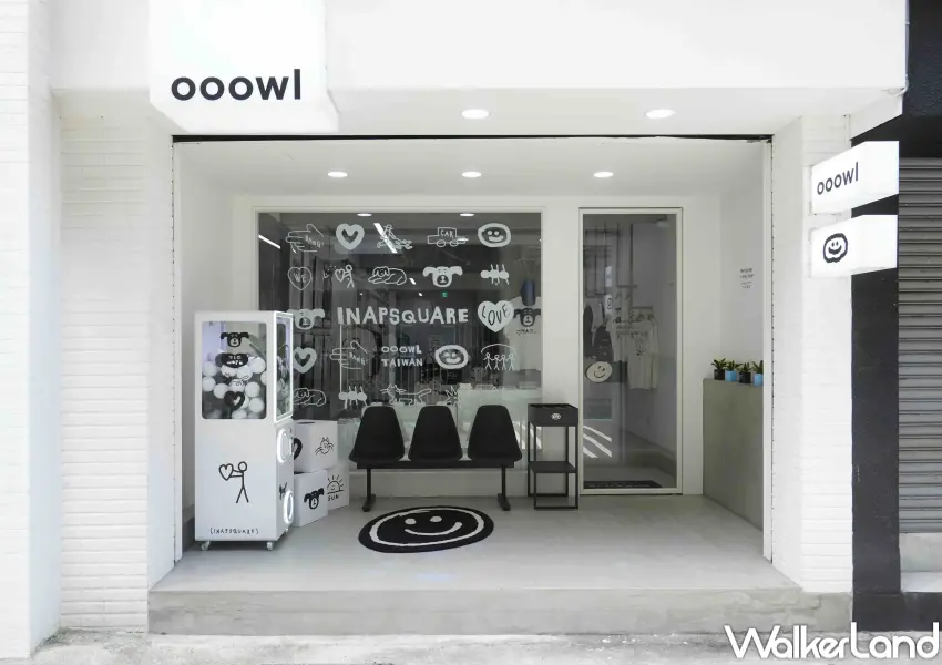 ▲韓國超人氣插畫東區快閃店!INAPSQUARE快閃店黑白塗鴉,打卡免費送周邊。