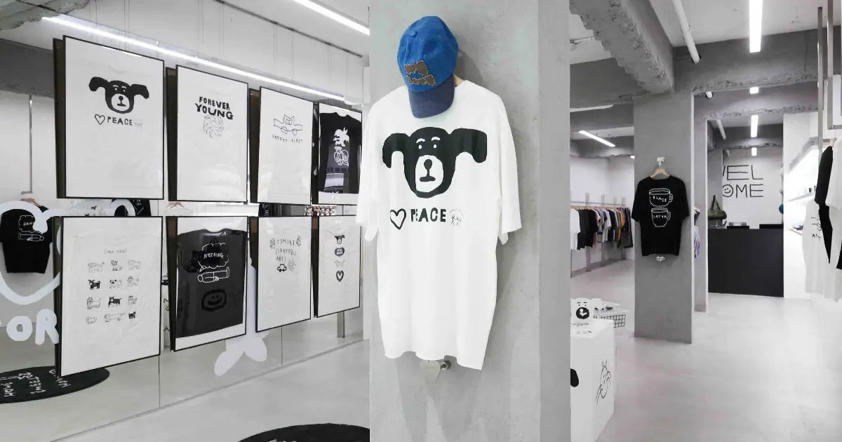 韓國超人氣插畫東區快閃店！INAPSQUARE快閃店黑白塗鴉，打卡免費送周邊。