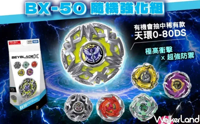 ▲7-ELEVEN同步開放預購「BX-50天堂日輪隨機強化組」,有機會收藏稀有賞「天堂環 0-80DS」及新零件。