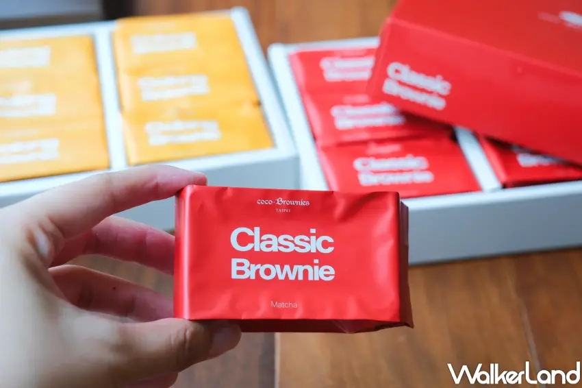 ▲coco.Brownies全新布朗尼改為獨立包裝小條尺寸,提供6入組與4入任選,更方便攜帶與送禮。(攝影:張人尹)