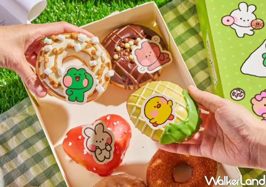 ▲Krispy Kreme攜手LINE FRIENDS minini推出Summer Escape Camp放空夏令營,帶來4款聯名甜甜圈與限定周邊活動。