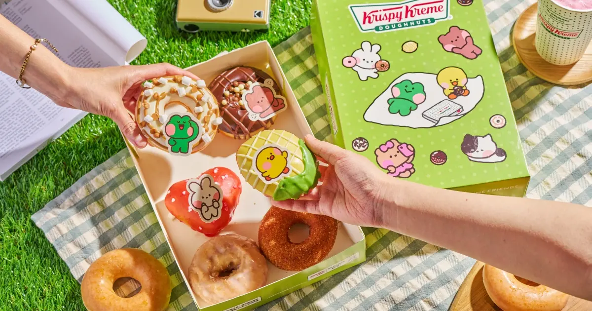 買一送一！Krispy Kreme聯名LINE FRIENDS minini，甜甜圈周邊 買一送一必衝。