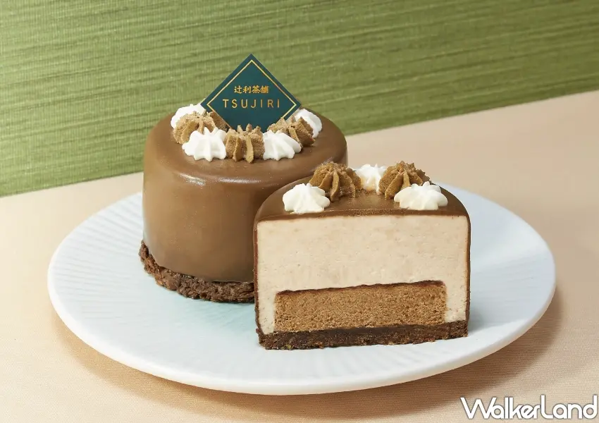 ▲「焙香蘭姆葡萄慕斯蛋糕」是辻利茶舗推出的手作焙茶甜點,手工餅乾搭配微醺酒香展現大人系風味。