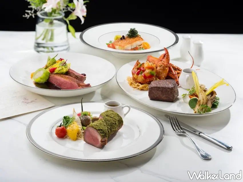 ▲台北文華東方酒店文華Café在平日午間饗吃吧時段推出多款精心設計的全新季節主餐,圖/台北文華東方酒店提供;窩客島編輯李維唐整理