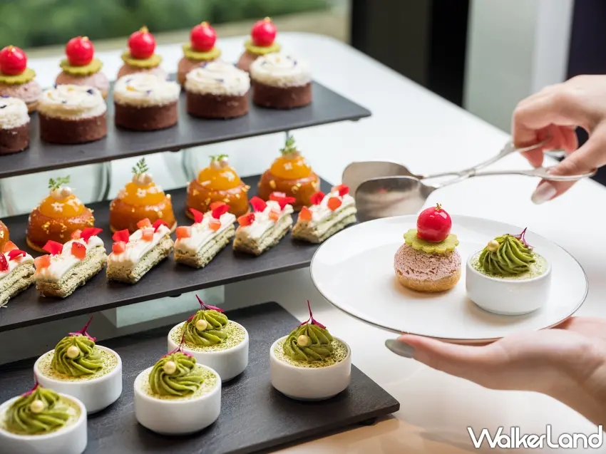 ▲由西點廚藝團隊精心打造的精品級手工甜點是來到文華Café絕對不能錯過的必嚐品項,每款都洋溢華麗驚喜的繽紛滋味,圖/台北文華東方酒店提供;窩客島編輯李維唐整理