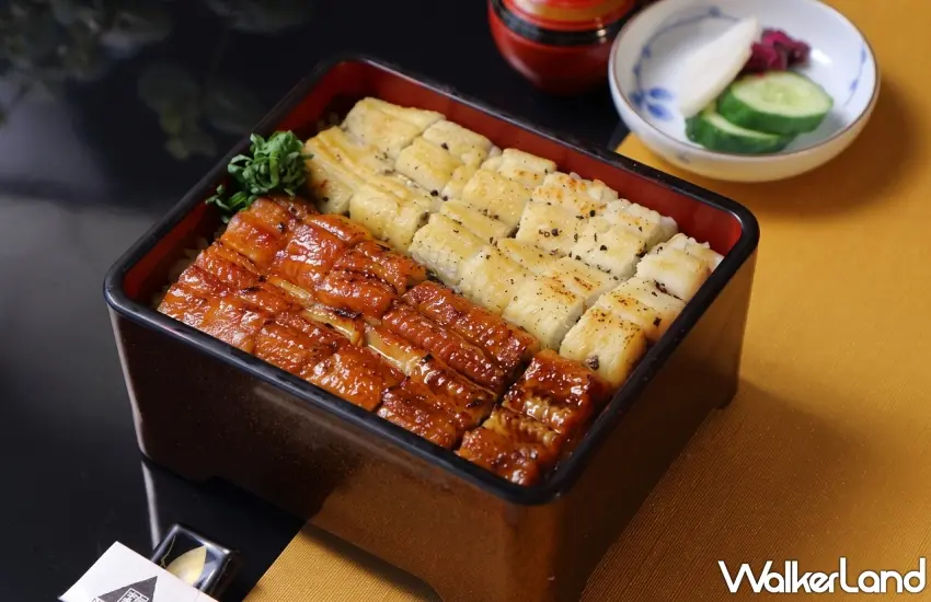▲台北老爺酒店迎接土用丑日特別推出「鰻魚雙色飯」,讓饕客能在同一個餐盒中,一次品味到醬香濃郁的蒲燒與純粹鮮甜的白燒兩種經典風味。圖/台北老爺酒店提供;窩客島編輯李維唐整理