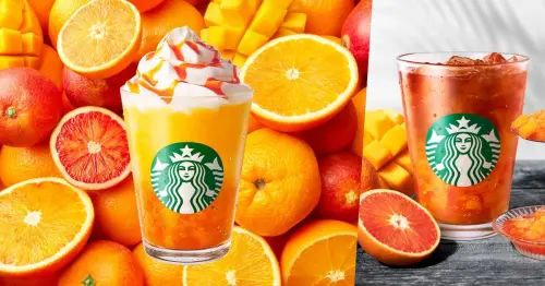 日本星巴克真的比較好喝！爆量果肉星冰樂、大人系黑茶與草本氣泡飲打造極致消暑體驗。