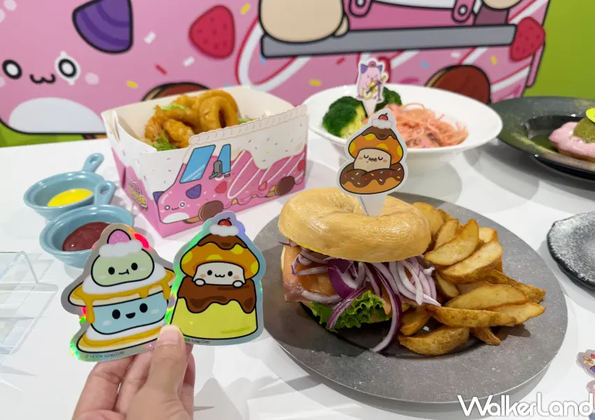 ▲楓之谷主題餐廳!凱岩咖啡楓之谷盛夏派對嘉年華,限定餐點、飲料送楓之谷周邊小物。(攝影:鄭亦庭)